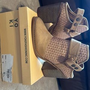 Take a L@@K at these BRAND NEW booties.New in box never been worn. Size 10